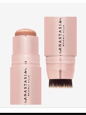 Anastasia Beverly Hills Pink Rose Gold Highlighting Stick with Brush